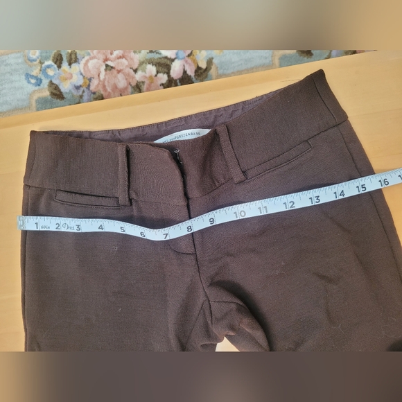 Diane vonFurstenburg Brown Straight Leg Dress Pants Size 2 - Picture 5 of 7